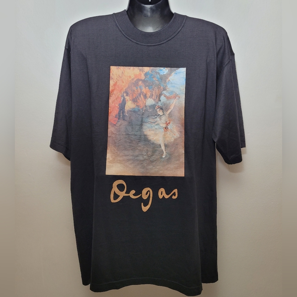 Edgar Degas Ballerina The Star Art Tee Shirt Laurent Monteil T-Shirt 100% Cotton - Picture 3 of 9